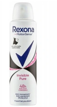 Rexona Deo Spray Frau Unsichtbar Rein 150 ml