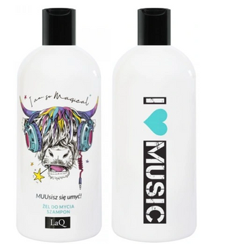 Laq Waschgel und Haarshampoo 2in1 300 ml COW