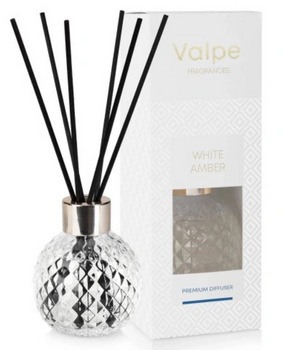 Bispol Diffusor Duftstäbchen in Kristallglas 100 ml White Amber