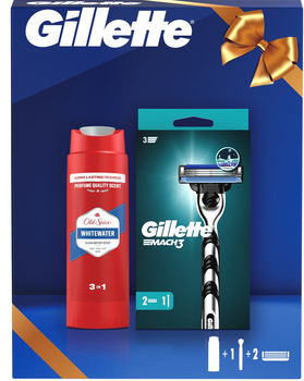 Gillette Set MACH3 Rasierer + Old Spice Gel 250 ml