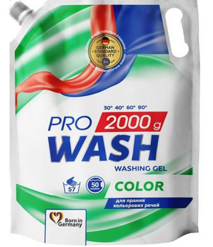 Pro Wash Farbwaschgel Doypack 2000 g
