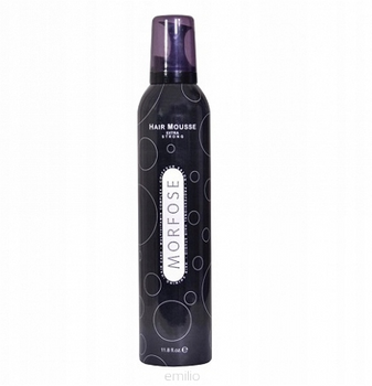 Morfose Extra Strong Mousse Schwarz 350 ml