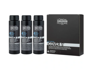 Loreal Homme Cover 5 tonisierende Haarfarbe 4 Mittelbraun 3x50 ml