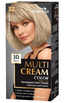 Joanna Multi Cream Color Haarfärbemittel Platinblond 32