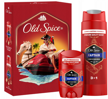 Old Spice Captain Deodorant Stick 50 ml + Duschgel 250 ml Geschenkset