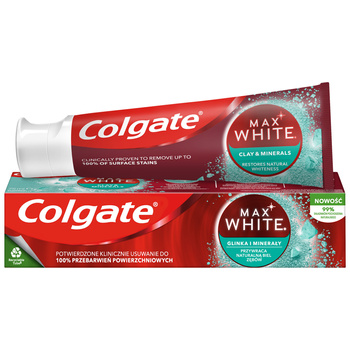Colgate Max White Lehm &amp; Mineralien Zahnpasta 75ml