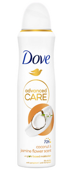 Dove Women Coconut & Jasmine Flower 72H Antitranspirant Spray 150 ml