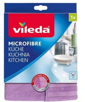 Vileda Mikrofaser-Küchentuch 2in1 mit Mikrofaser lila