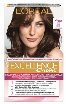 L'Oreal Paris Excellence Creme Haarfarbe 4 Braun