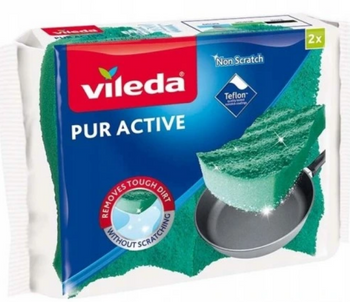 Vileda Schwamm Geschirrspüler Pur Aktiv 2 Stück