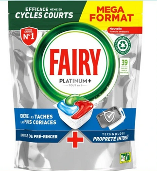 Fairy Platinum Plus All In One Geschirrspülerkapseln Fresh Breeze 39 Stück