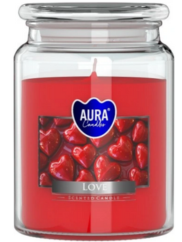 Bispol Duftkerze im Glas 500 g Liebe