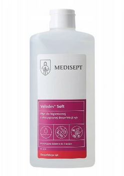 Medisept Velodes Soft Alcohol flüssig zur hygienischen und chirurgischen Hände- und Hautdesinfektion 1 L