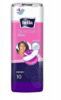 Bella Normal Maxi Damenbinden ohne Flügel 10 Stück