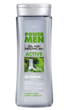 Joanna Power Men Duschgel 4in1 ACTIVE Hanf und Vit. PP 300 ml