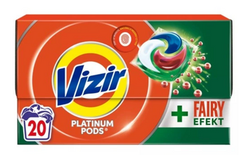 Vizir Platinum PODS + Fairy Effect Waschkapseln 20 Stück