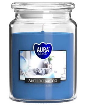 Bispol Duftkerze im Glas 500 g Antitabak