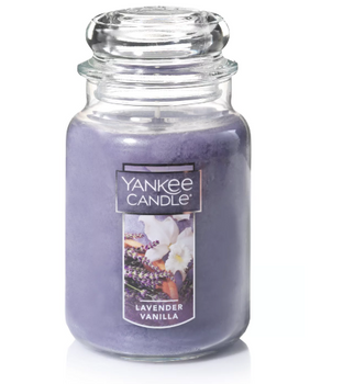 Yankee Candle großes Glas Lavendel Vanille 623 g