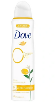 Dove Woman Deodorant Spray mit Zitrus- und Pfirsichduft 150 ml