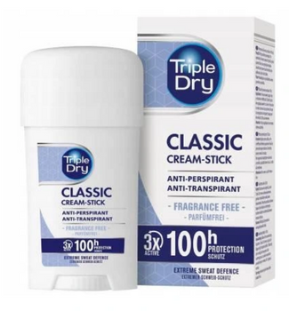 Triple Dry Classic Antitranspirant-Stick gegen Schwitzen 45 ml