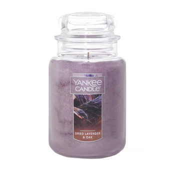 Yankee Candle großes Glas getrockneter Lavendel und Eiche, 623 g