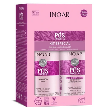 INOAR DUO Pos Progress Shampoo 250 ml + Spülung 250 ml