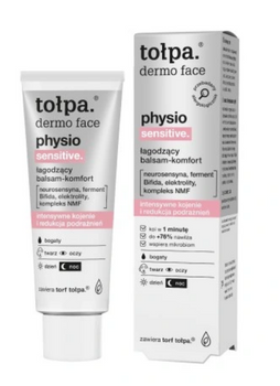 TOŁPA Dermo Face Physio Rich Face Lotion für empfindliche Haut - Hydratation und Beruhigung 40 ml