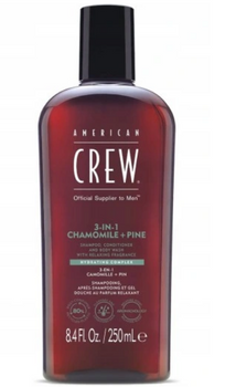 American Crew 3 in 1 Kamille + Pinien Gel 250 ml