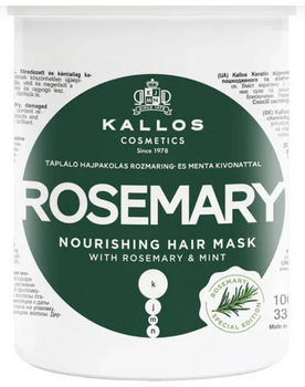 Kallos Rosmarin Pflegende Maske 1000 ml