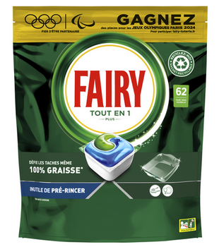 Fairy All in One Geschirrspülerkapseln Regular 62 Stück
