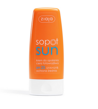 Ziaja Sopot Sun Sonnenschutz lichtempfindliche Haut SPF 25 UVA + UVB mittlerer Schutz 60ml