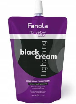 Fanola No Yellow Black Brightener Cream 500g 7/8 T