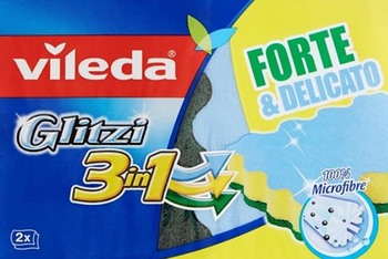 Vileda 3in1 Mehrzweckschwamm Glitzi 2 Stück