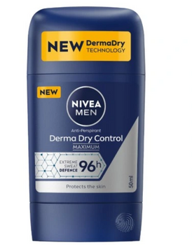 Nivea Men Derma Dry Control Anti-Transpirant-Stick für Männer 50 ml