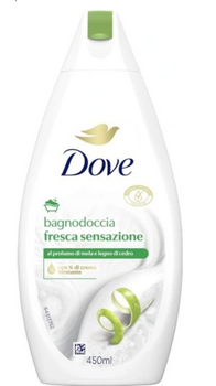 Dove Duschgel Fresca Sensazione - Apfel &amp; Zedernholz 450 ml