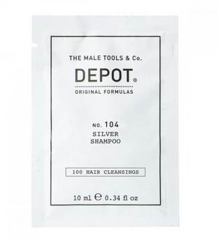 Depot NO.104 Silbershampoo für graues, weißes oder blondiertes Haar 10 ml