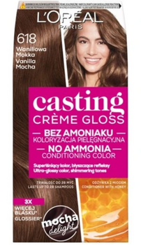 L'Oreal Paris Casting Creme Gloss Haarfarbe 618 Vanille Mokka