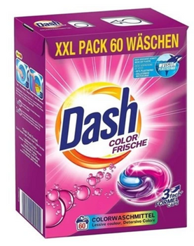 Dash Color Frische 3in1 Wäschekapseln 60 Stück