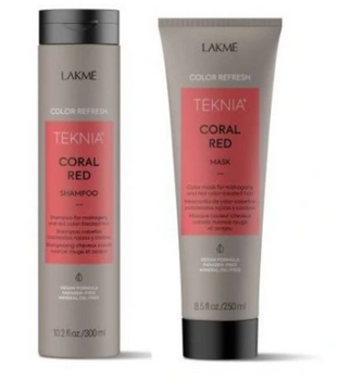 Lakme Teknia Refresh Korallenrot Kit 300 ml+250 ml