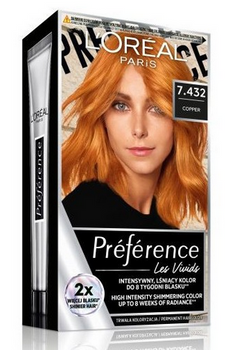 L'Oreal Paris Recital Cooper Haarfarbe 7.432 Lebendige Farben