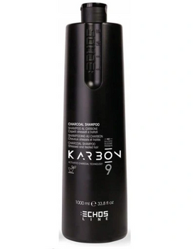 Haarshampoo ECHOSLINE CARBON 9 Aktivkohle 1000 ml