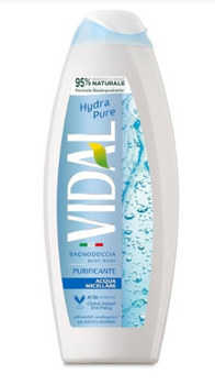 Vidal Duschgel mit Micellarwasser 600 ml Hydra Pure