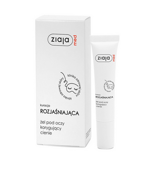 Ziaja Med Brightening Eye Gel zur Korrektur von Augenringen 15 ml