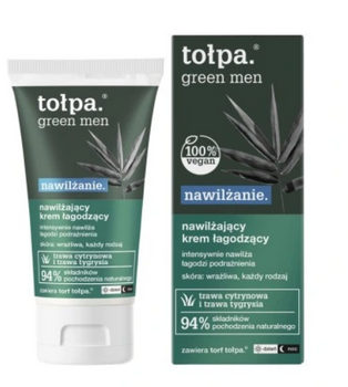 TOŁPA Dermo Green Men Feuchtigkeitsspendende und beruhigende Creme 50 ml