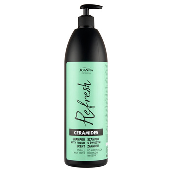 Joanna Professional Refresh Ceramides Haarshampoo mit einem frischen Duft 1000 ml