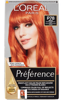 L'Oreal Paris Feria Preference Haarfarbe P78 Ibiza Sehr intensives Kupfer