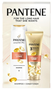 Pantene Unendlich lang Set Haarshampoo 400 ml + Conditioner 220 ml