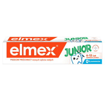 Elmex Junior Zahnpasta mit Aminofluorid für Kinder von 6-12 Jahren 75 ml