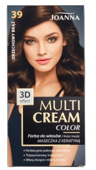 Joanna Multi Cream Color Haarfärbemittel Walnussbraun 39
